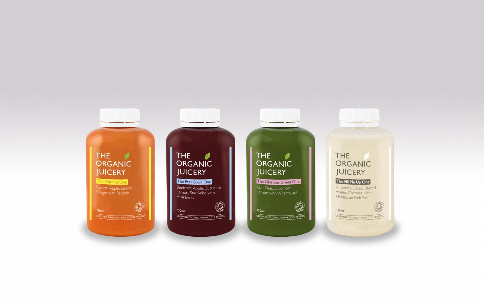 Branding for The Organic Juicery