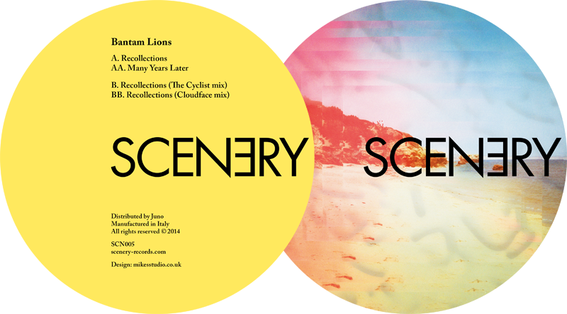 Record label design: Scenery