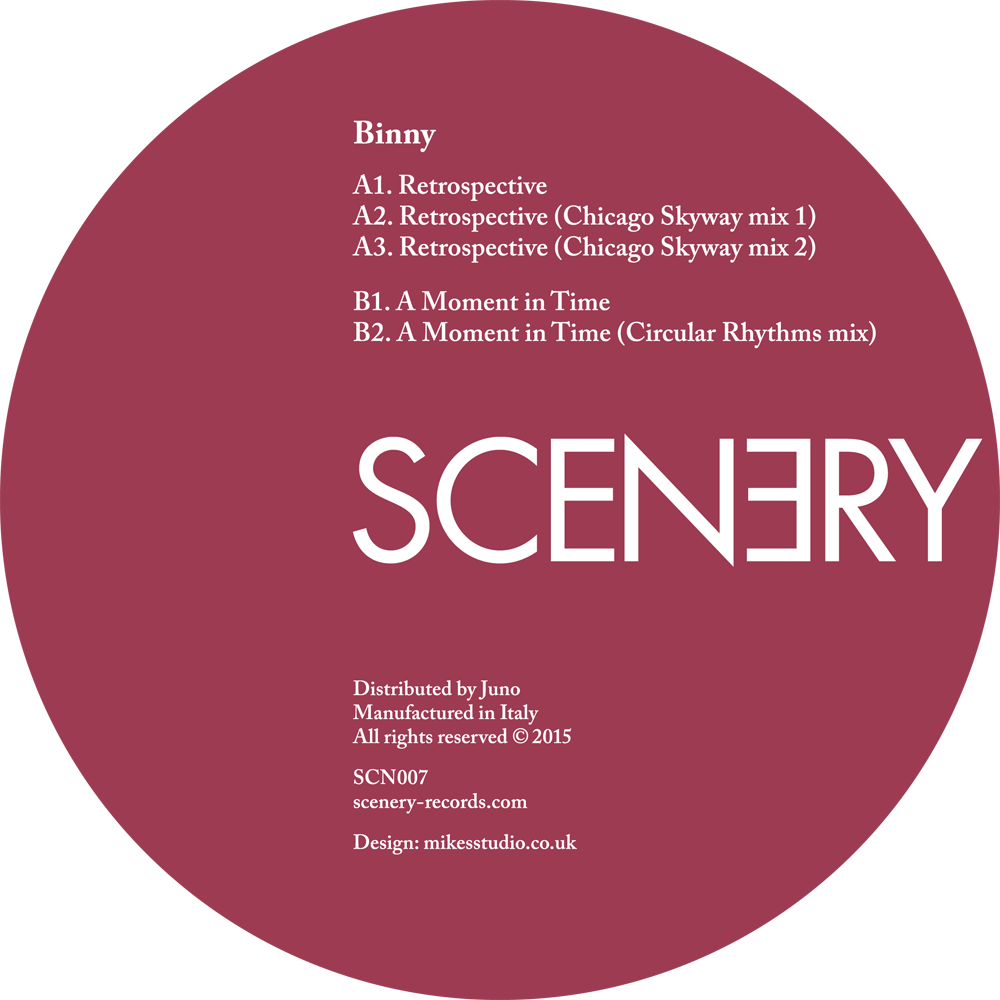 Record label design: Scenery