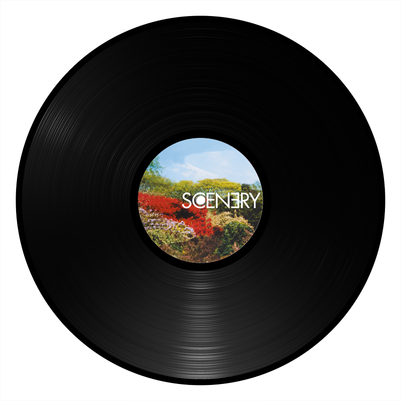 Record label design: Scenery