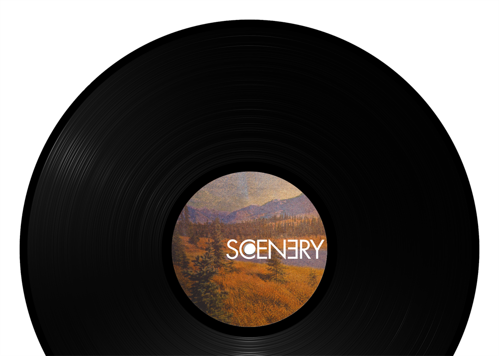 Record label design: Scenery