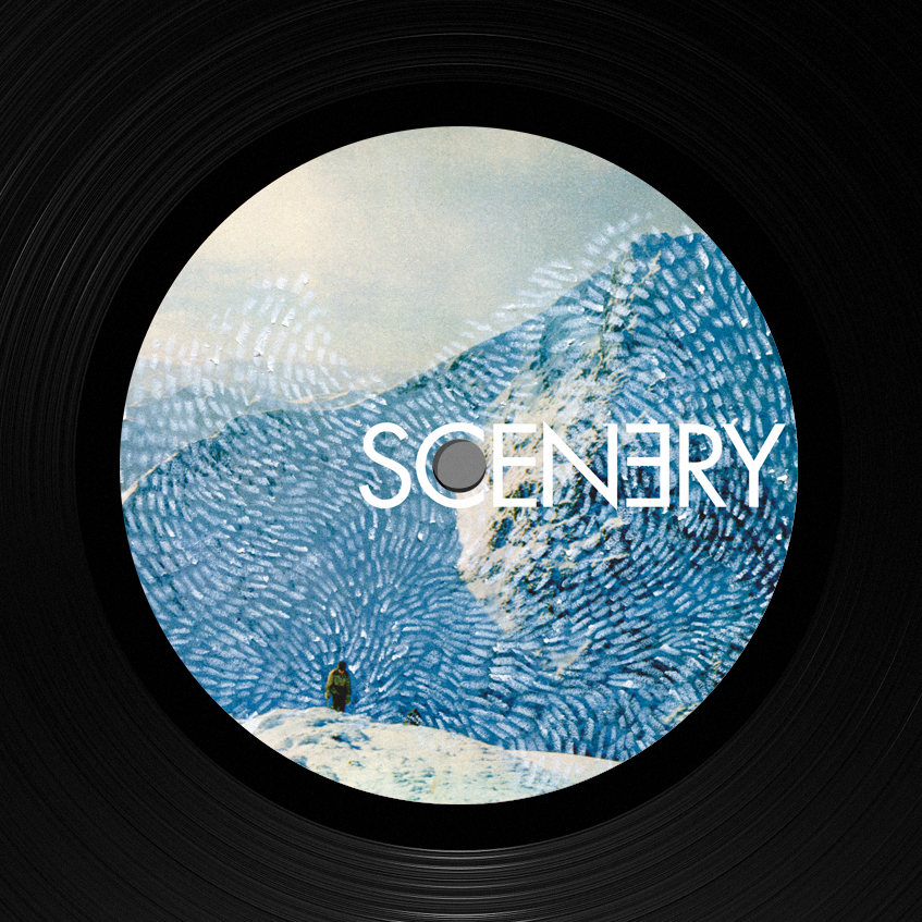 Record label design: Scenery