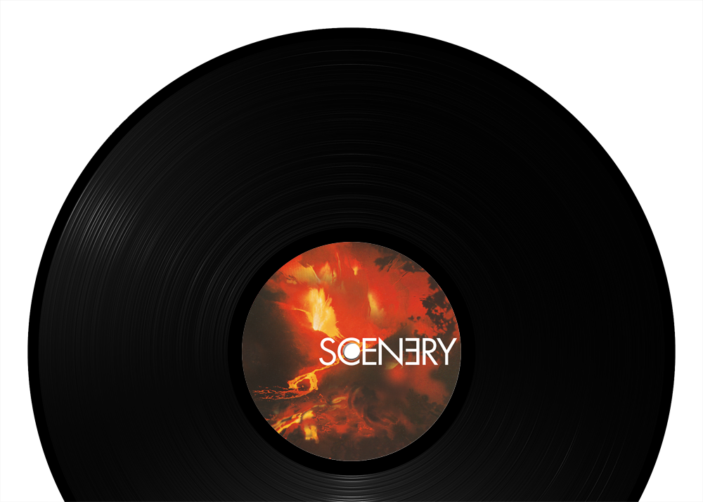 Record label design: Scenery