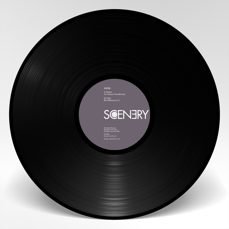 Record label design: Scenery