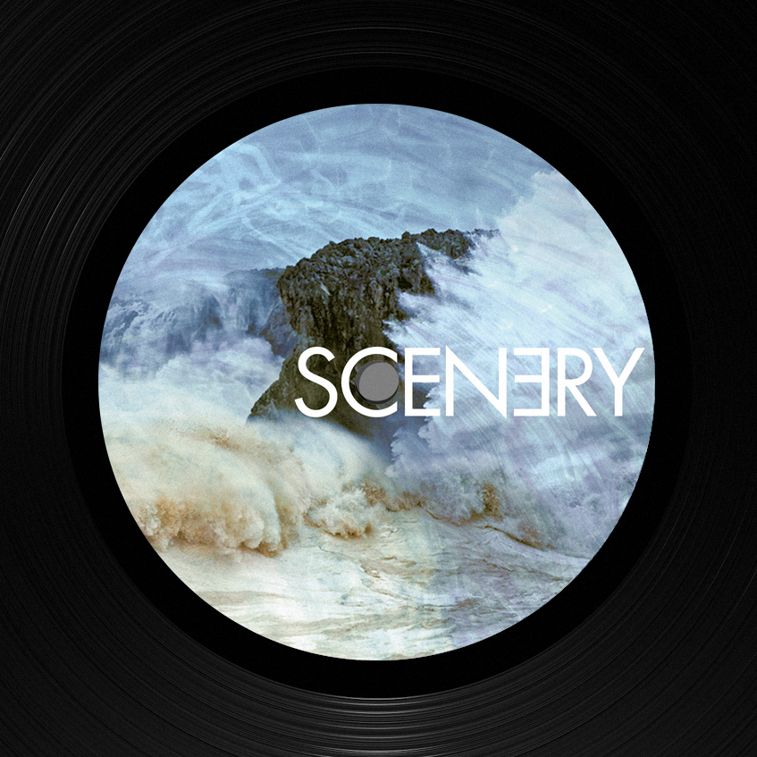 Record label design: Scenery